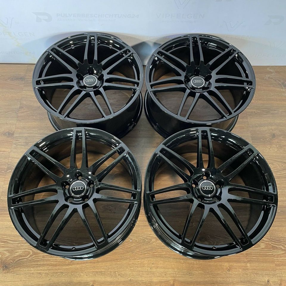Originale 19 Zoll Audi A4 S4 8K B8 SLine Speedline Alufelgen Felgen Leichtmetallfelgen schwarz